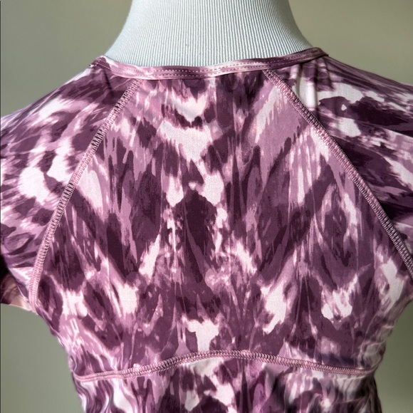 Duluth Trading Company Suit Up Swim Built In Bra Cap Sleeve Top - Picture 6 of 10